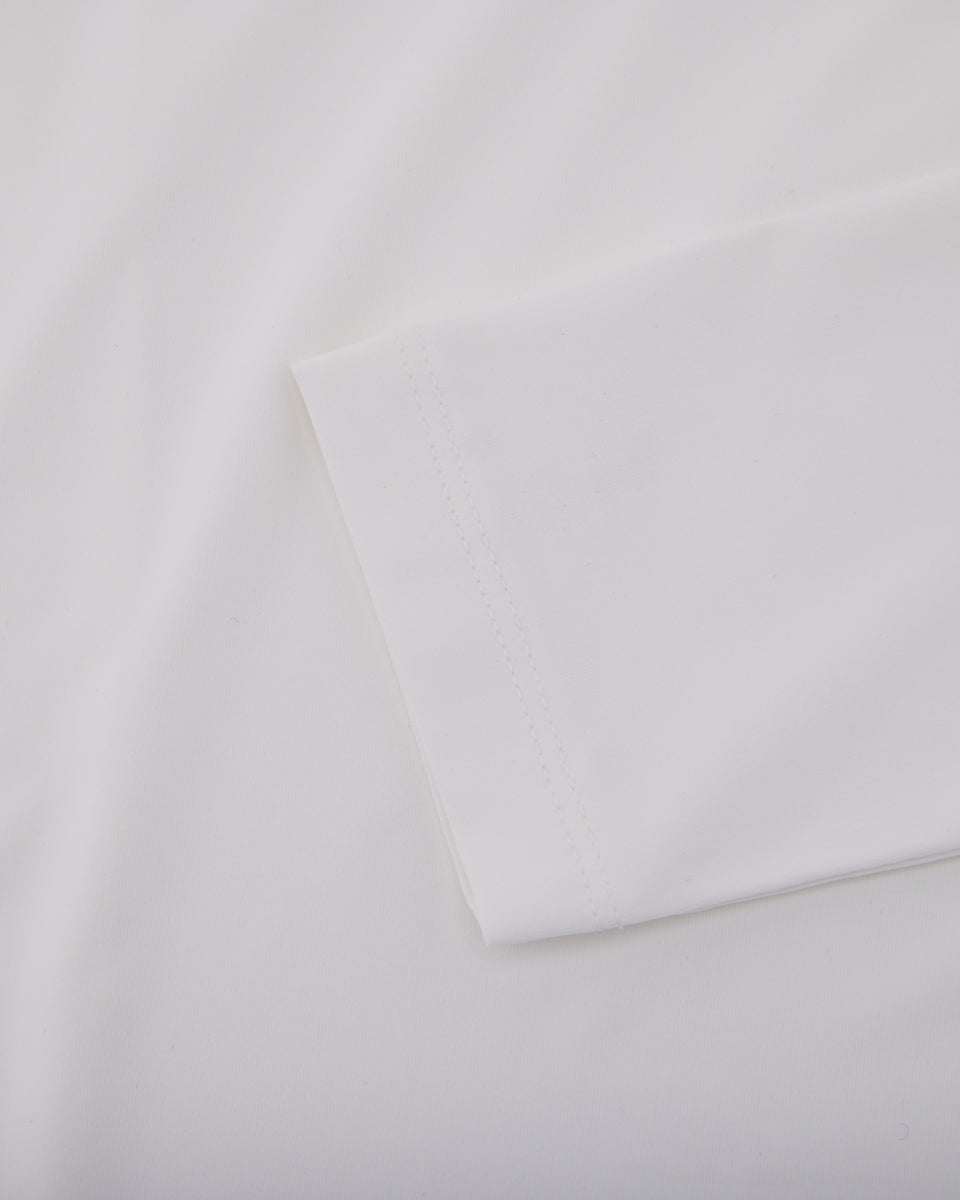 25SS シャーリングリボンハイネックTシャツ