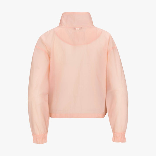 シアーシャーリングジップジャンパー (コーラル)