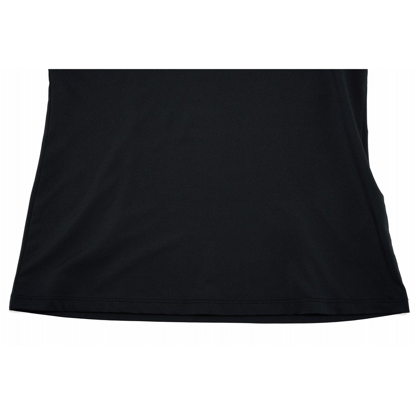 リボン配色長袖Tシャツ (ブラック)