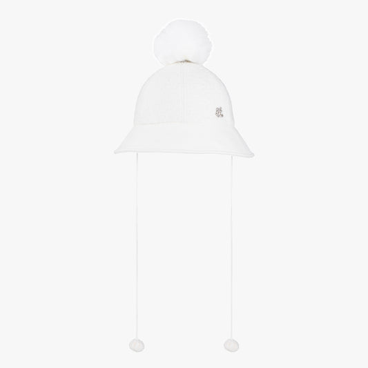 バックリボンファーハット