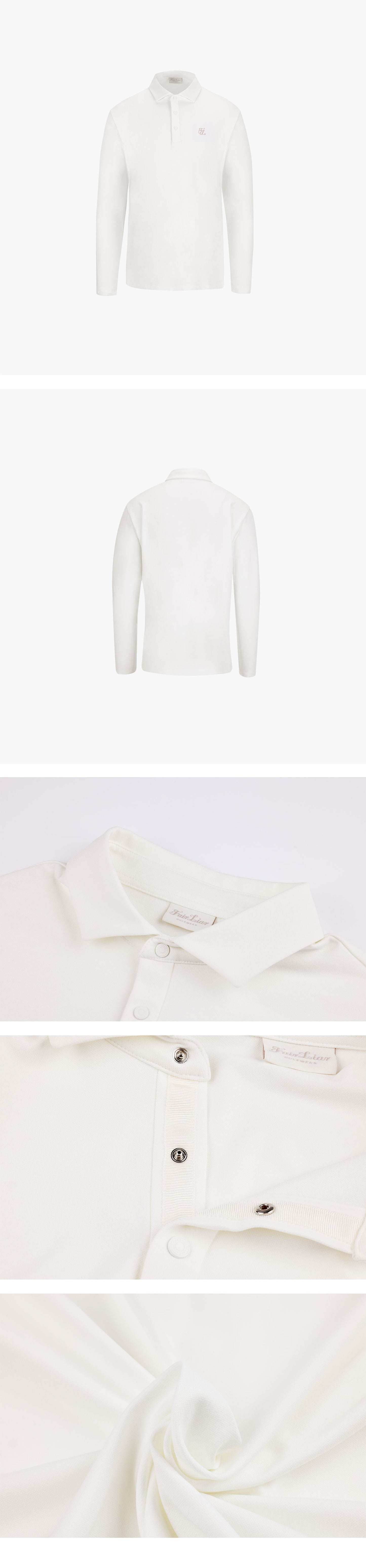 メンズ ウーヴンカラーTシャツ