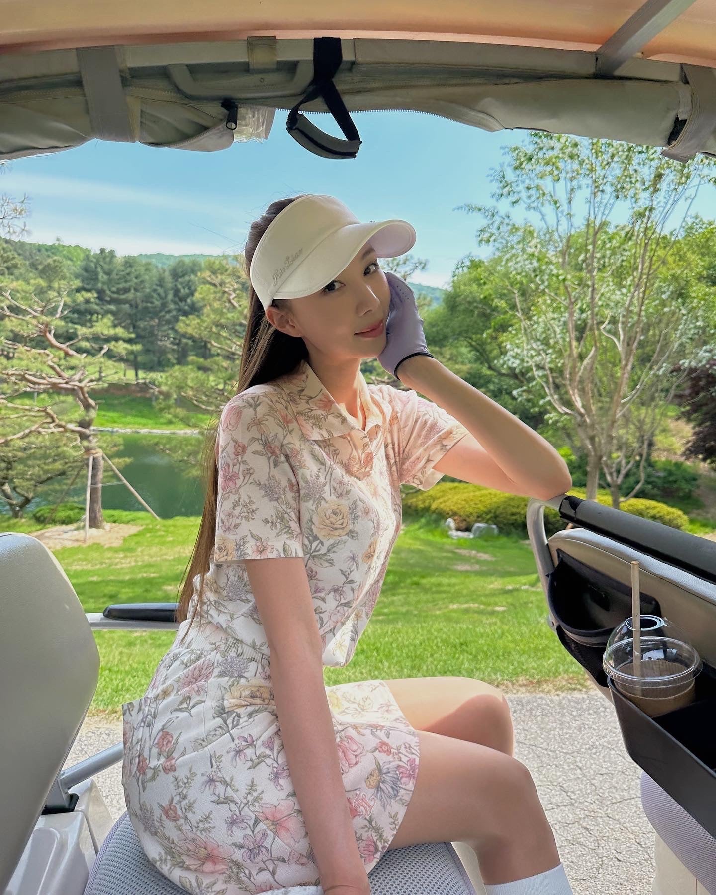 ガーデンショートスリーブニット