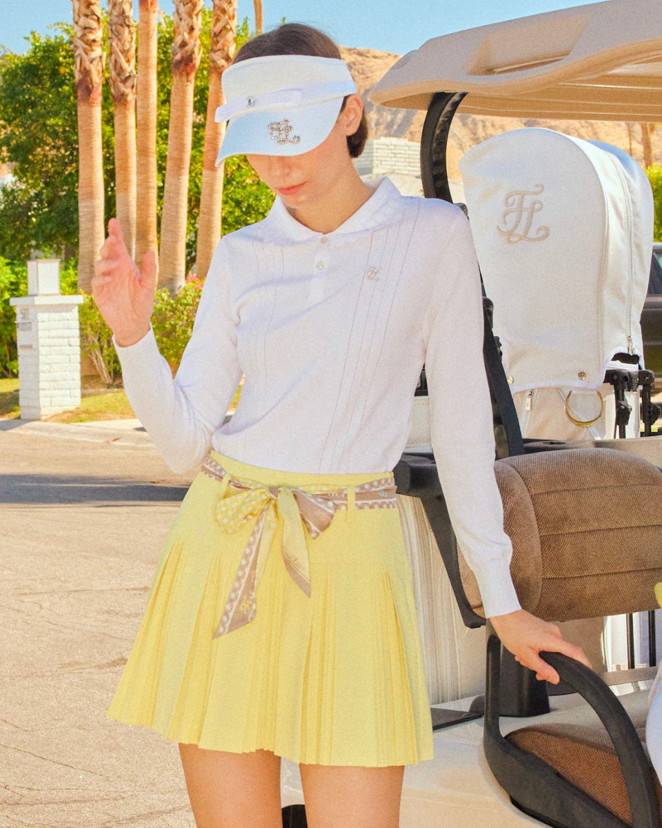 スカーフセット プリーツスカート