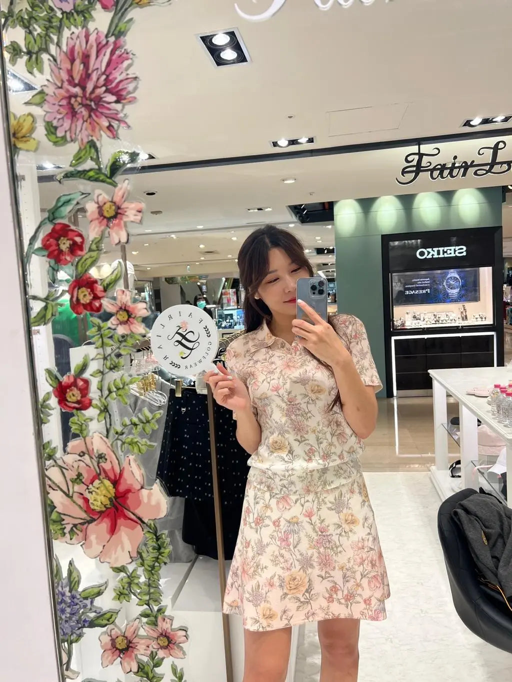 ガーデンショートスリーブニット