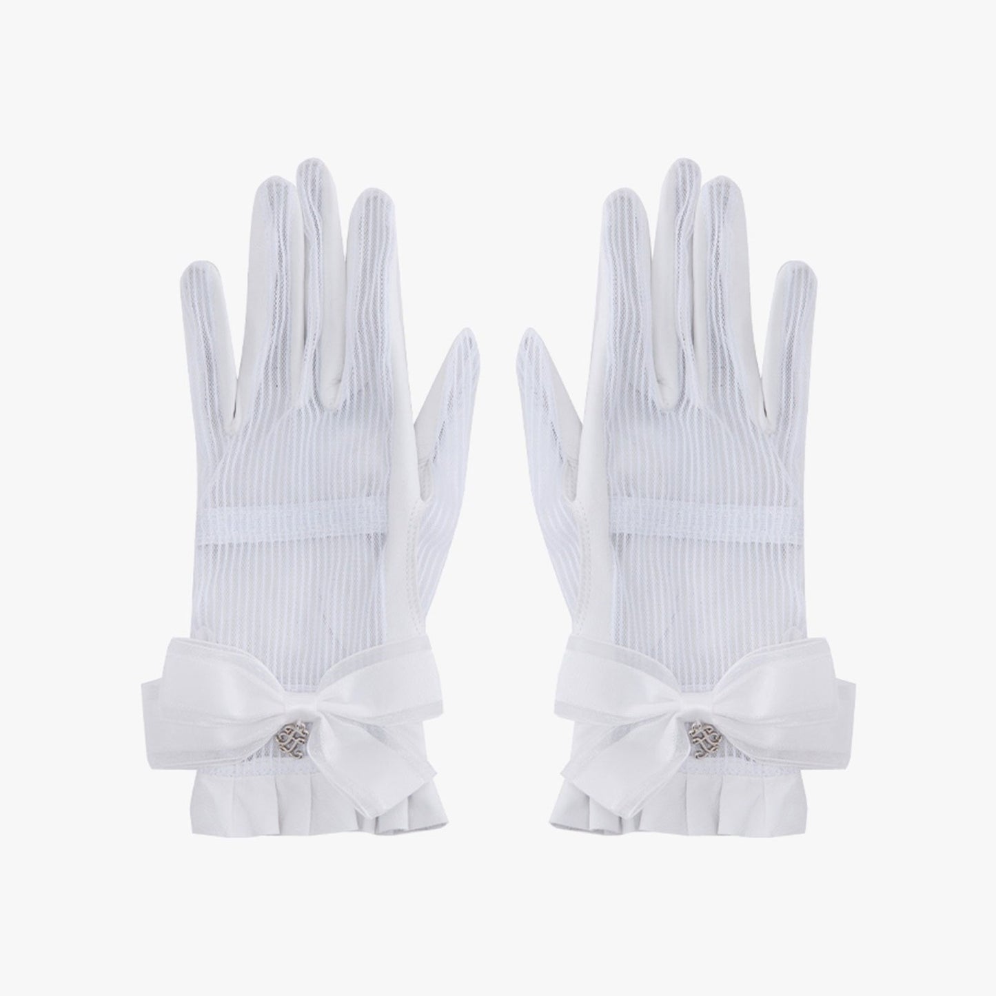 25SS ラムレザーシースルーリボングローブ