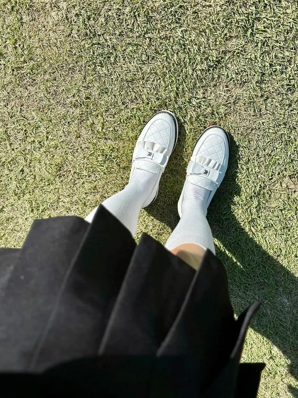 【RE-ORDER】フリルリボンゴルフシューズ