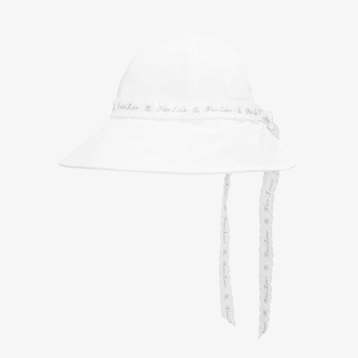 【RE-ORDER】フリルロゴテープ付きハット