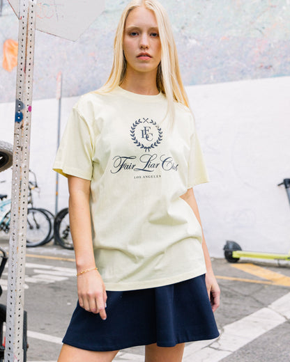 FLC オーバーサイズ LA Tシャツ (イエロー)