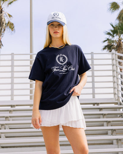 FLC オーバーサイズ LA Tシャツ (ネイビー)