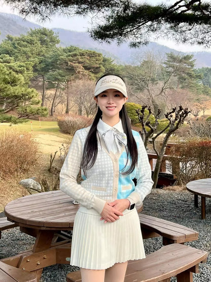 ギンガムスカーフセットTシャツ