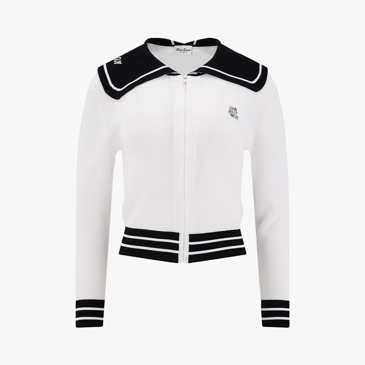 【RE-ORDER】セーラーカラーメッシュジップアップ