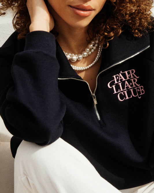 クラブクォータージッププルオーバー