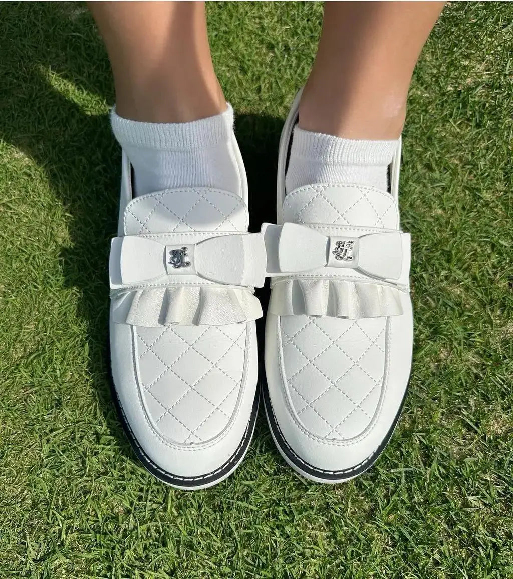 【RE-ORDER】フリルリボンゴルフシューズ