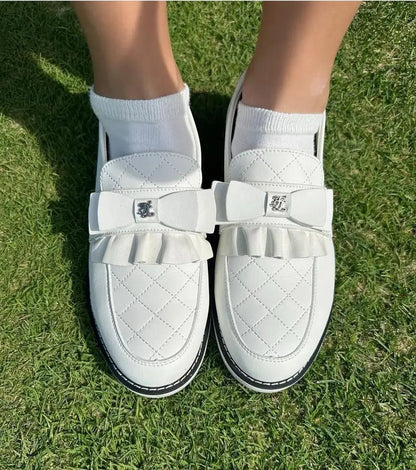 【RE-ORDER】フリルリボンゴルフシューズ