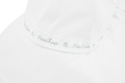 【RE-ORDER】フリルロゴテープ付きハット