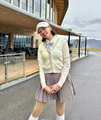 ギンガムスカーフセットTシャツ