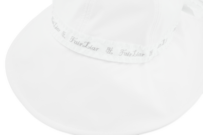 【RE-ORDER】フリルロゴテープ付きハット