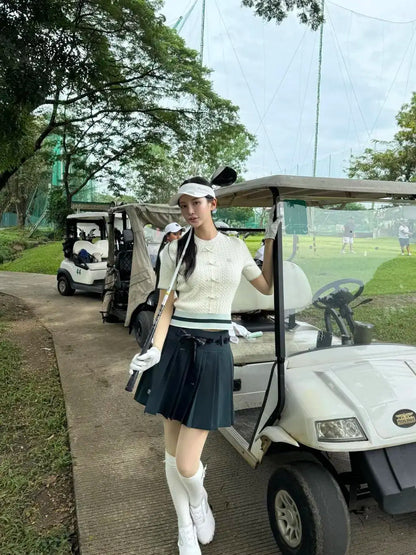 ベルトセットプリーツスカート