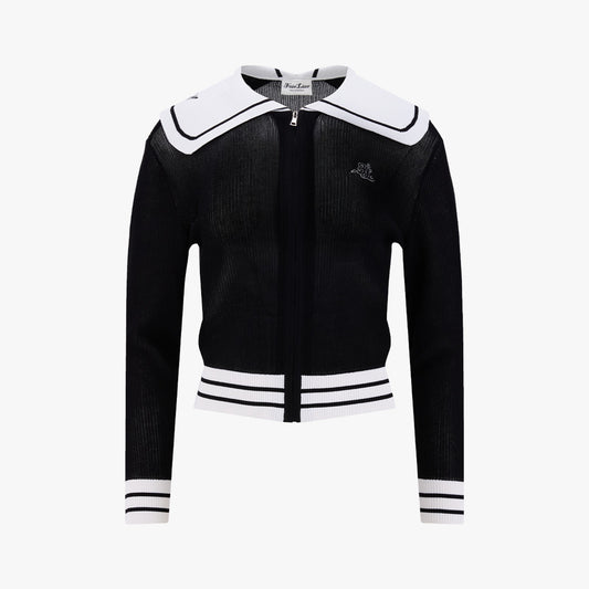 【RE-ORDER】セーラーカラーメッシュジップアップ