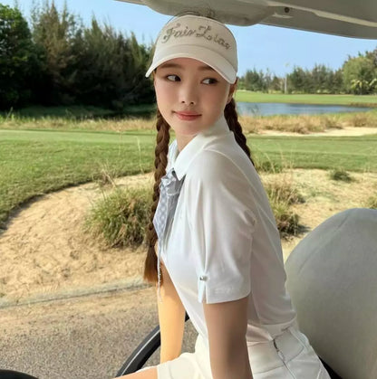 ギンガムスカーフセットTシャツ