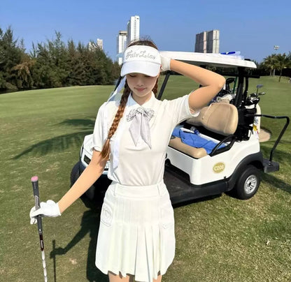 ギンガムスカーフセットTシャツ