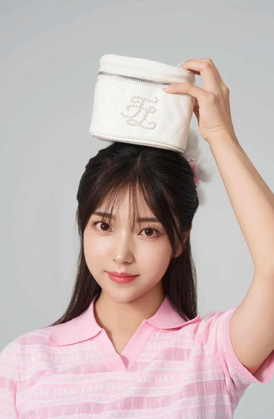 ジャガードショートスリーブニット