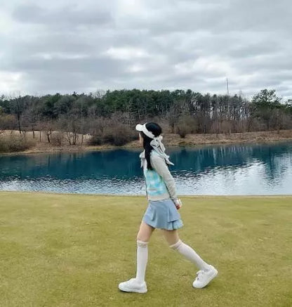 ギンガムチェックカーディガン
