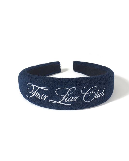 FLC ロゴヘアバンド (ネイビー)