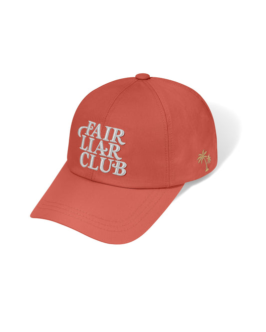 FLC CLUB コットンキャップ (レッド)