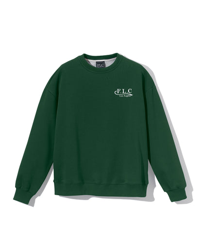 FLC エッセンシャルクルーネックスウェットシャツ (ダークグレー)