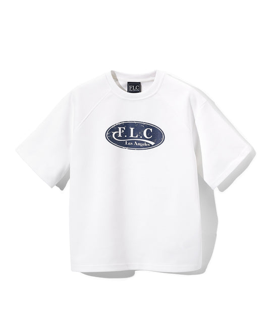 FLC クラックハーフスウェットシャツ (ホワイト)
