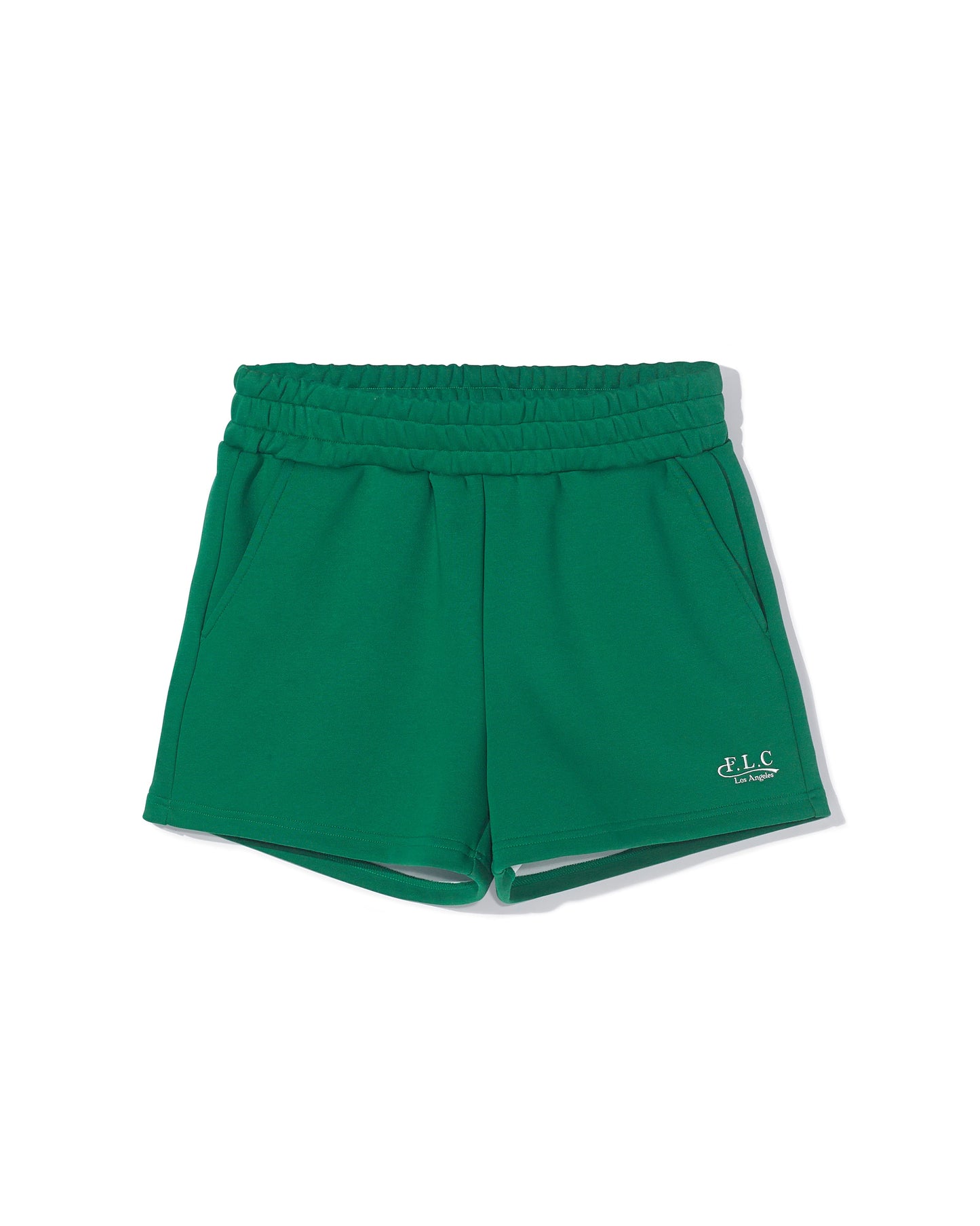 FLC エッセンシャルスウェットショートパンツ (グリーン)