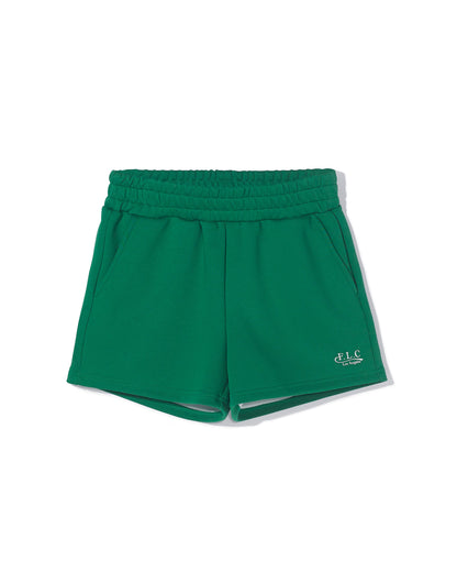 FLC エッセンシャルスウェットショートパンツ (グリーン)