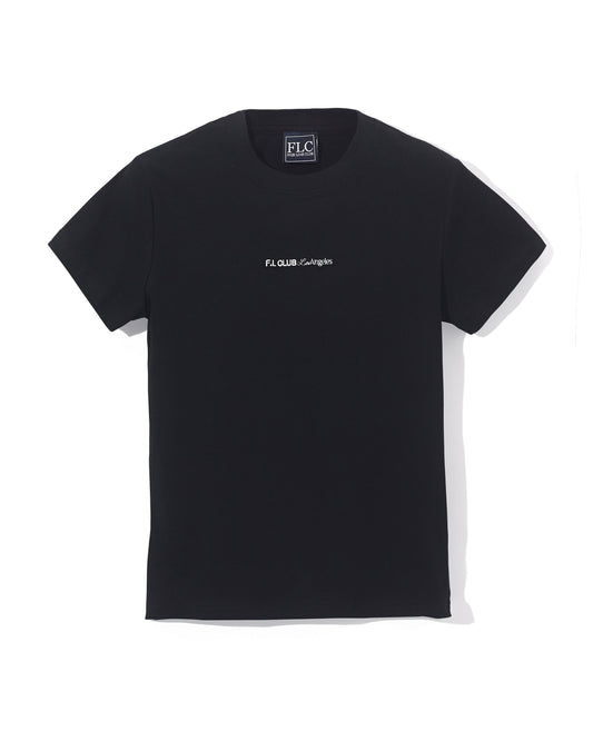 FLC ロゴスリムTシャツ (ブラック)