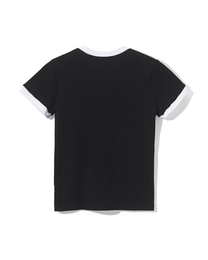 FLC ピックルボールスリムTシャツ (ブラック)