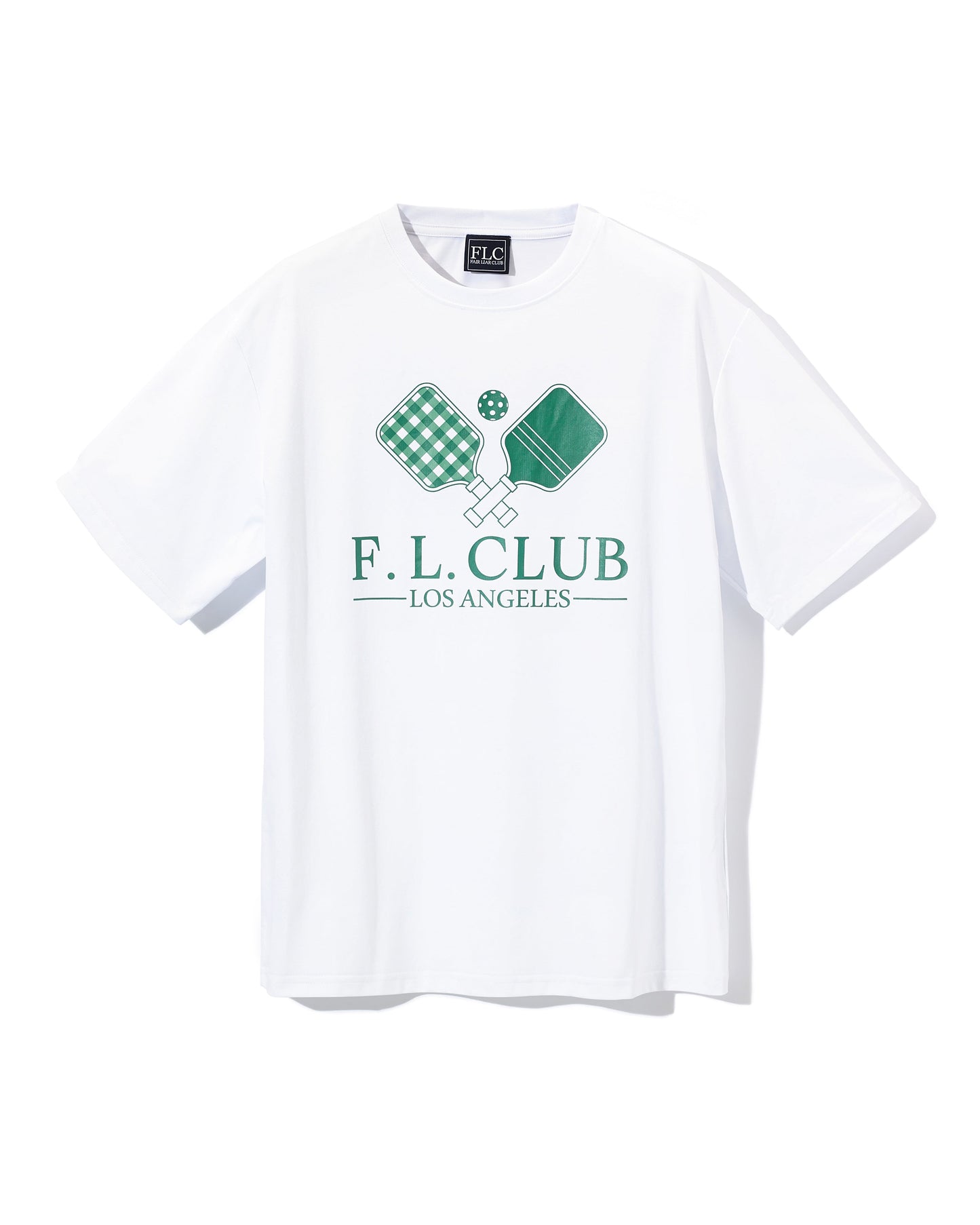 FLC ピックルボールパドルTシャツ (ホワイト)