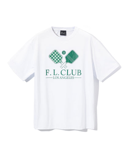 FLC ピックルボールパドルTシャツ (ホワイト)