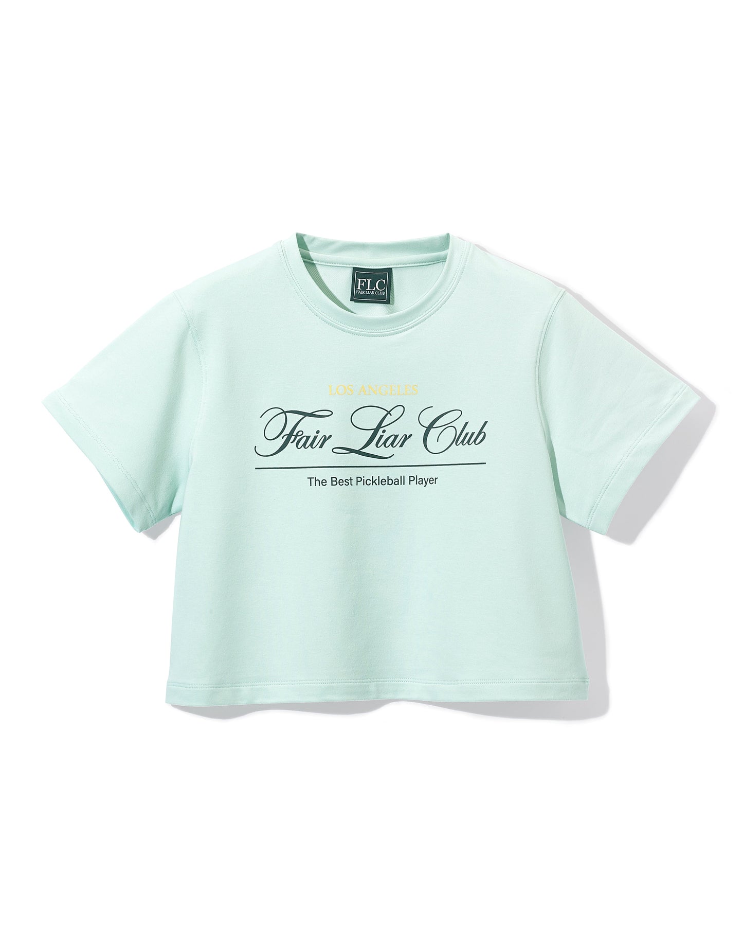 FLC フェアライアークラブクロップドTシャツ (ミント)