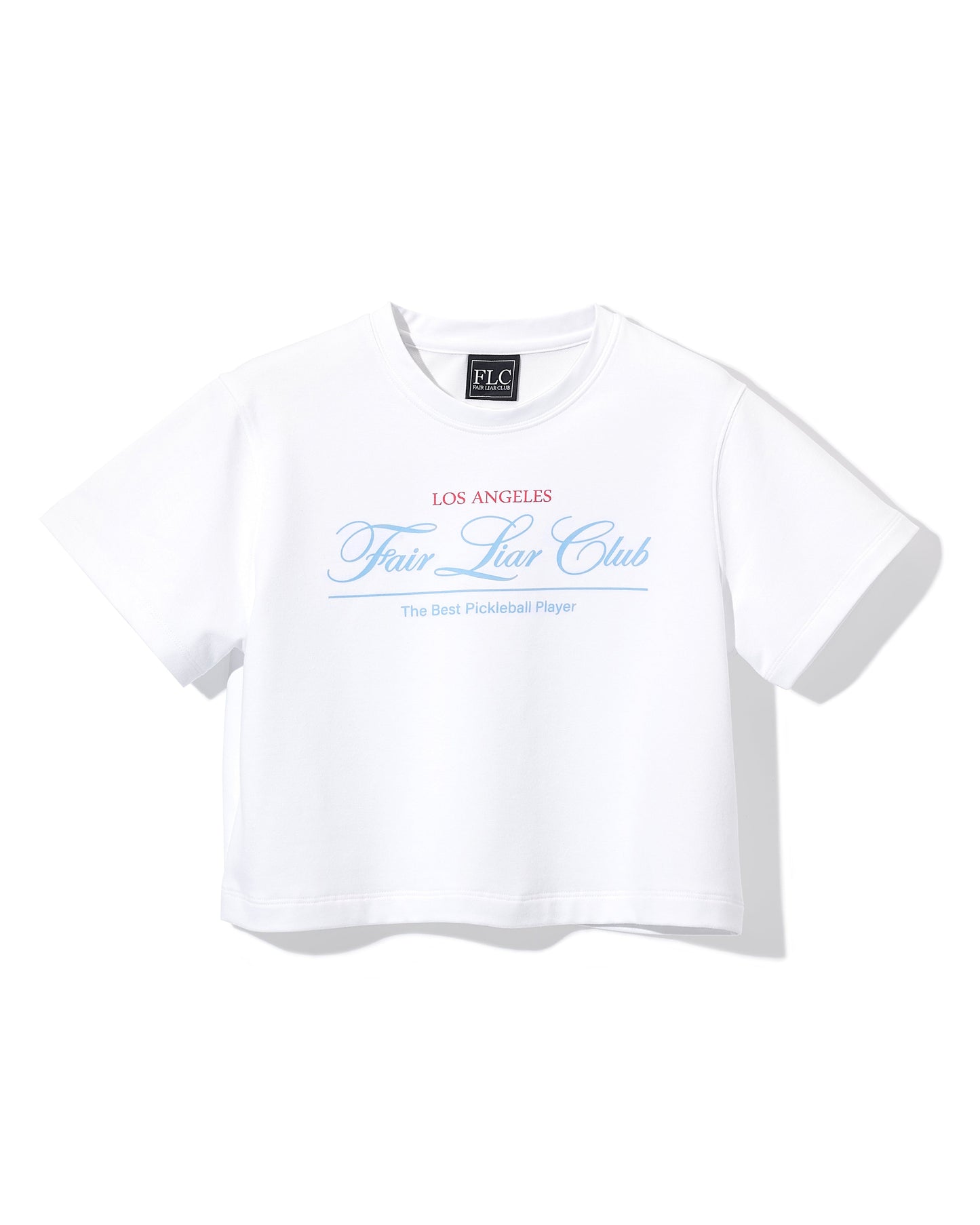 FLC フェアライアークラブクロップドTシャツ (ホワイト)