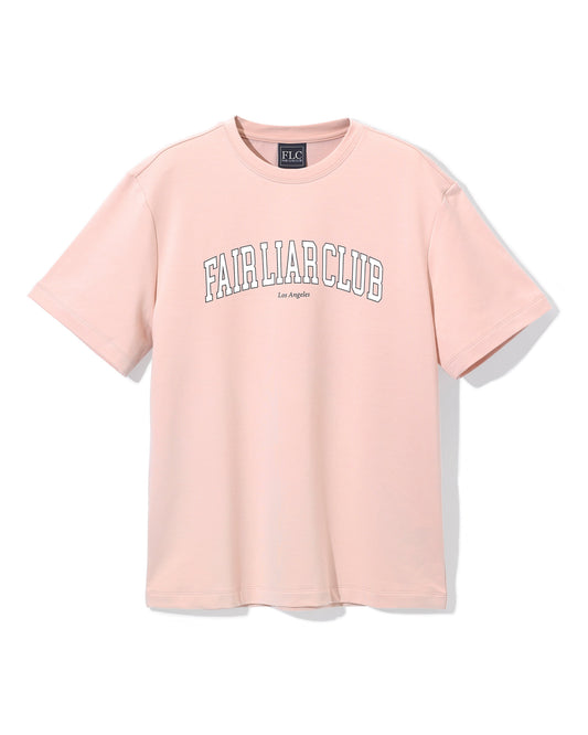 FLC F.L Club アイビーTシャツ (サーモン)