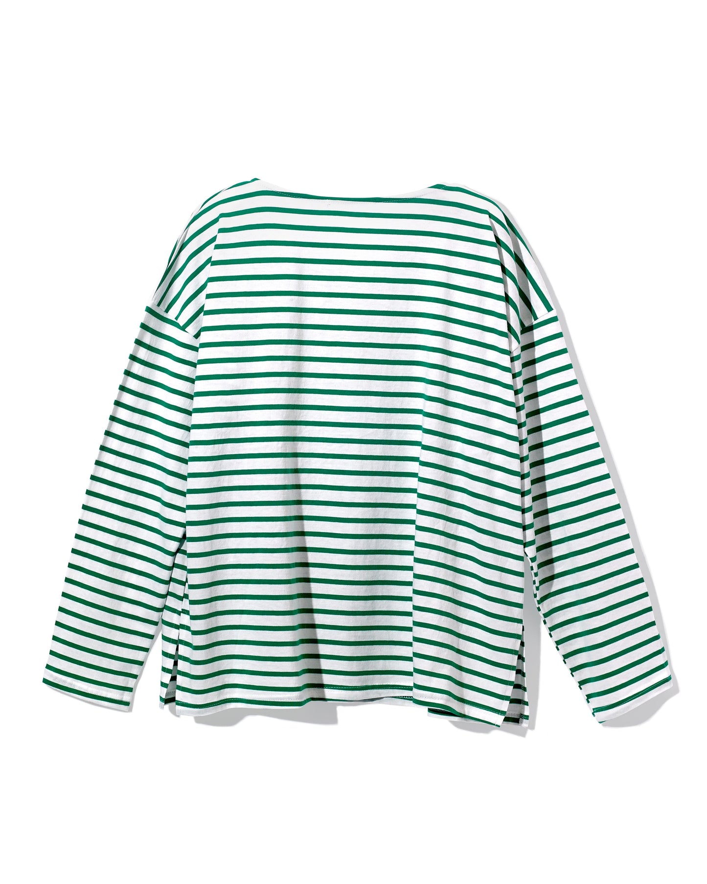 FLC ワッペンストライプTシャツ (グリーン)