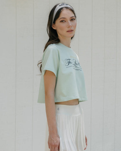 FLC フェアライアークラブクロップドTシャツ (ミント)