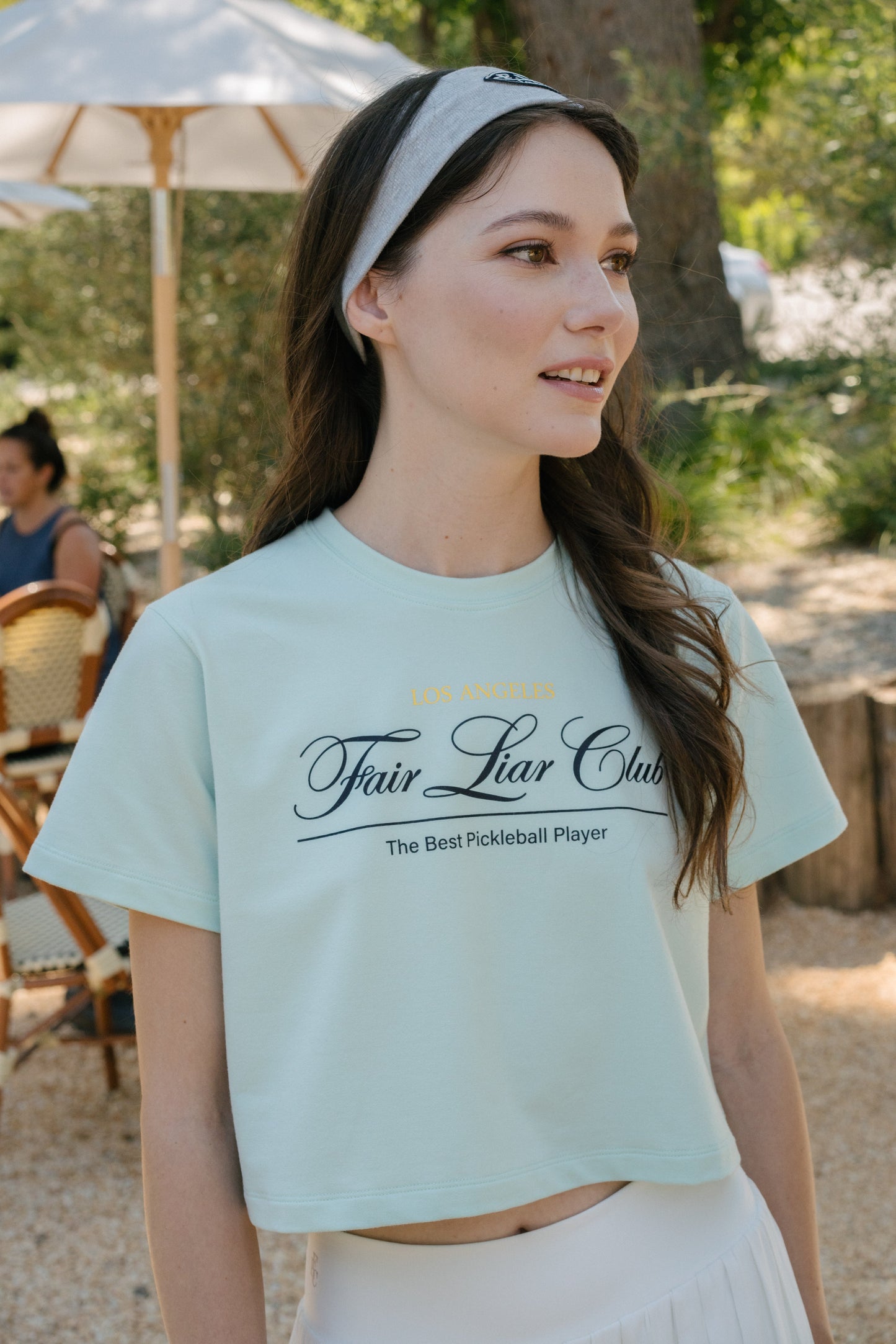 FLC フェアライアークラブクロップドTシャツ (ミント)