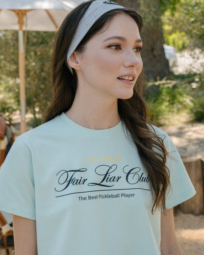 FLC フェアライアークラブクロップドTシャツ (ミント)