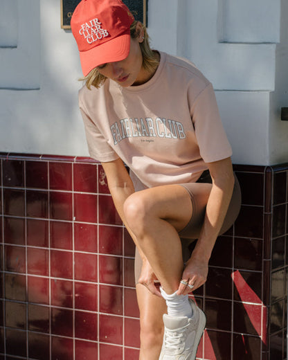 FLC F.L Club アイビーTシャツ (サーモン)