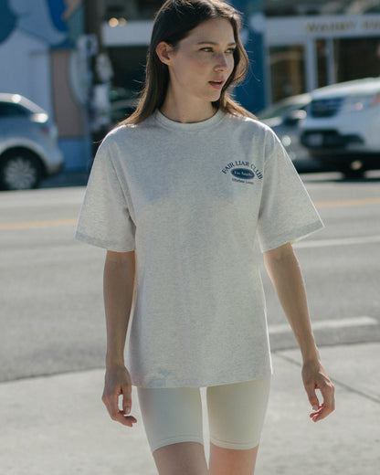 FLC ロサンゼルスTシャツ (メランジグレー)