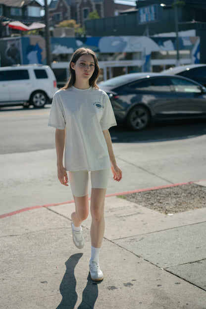 FLC ロサンゼルスTシャツ (メランジグレー)
