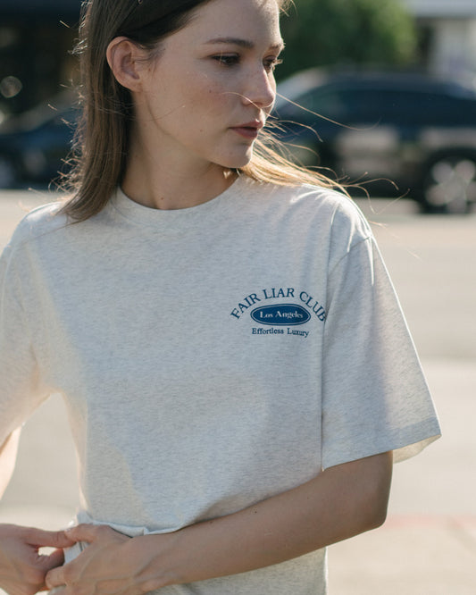 FLC ロサンゼルスTシャツ (メランジグレー)