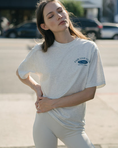 FLC ロサンゼルスTシャツ (メランジグレー)