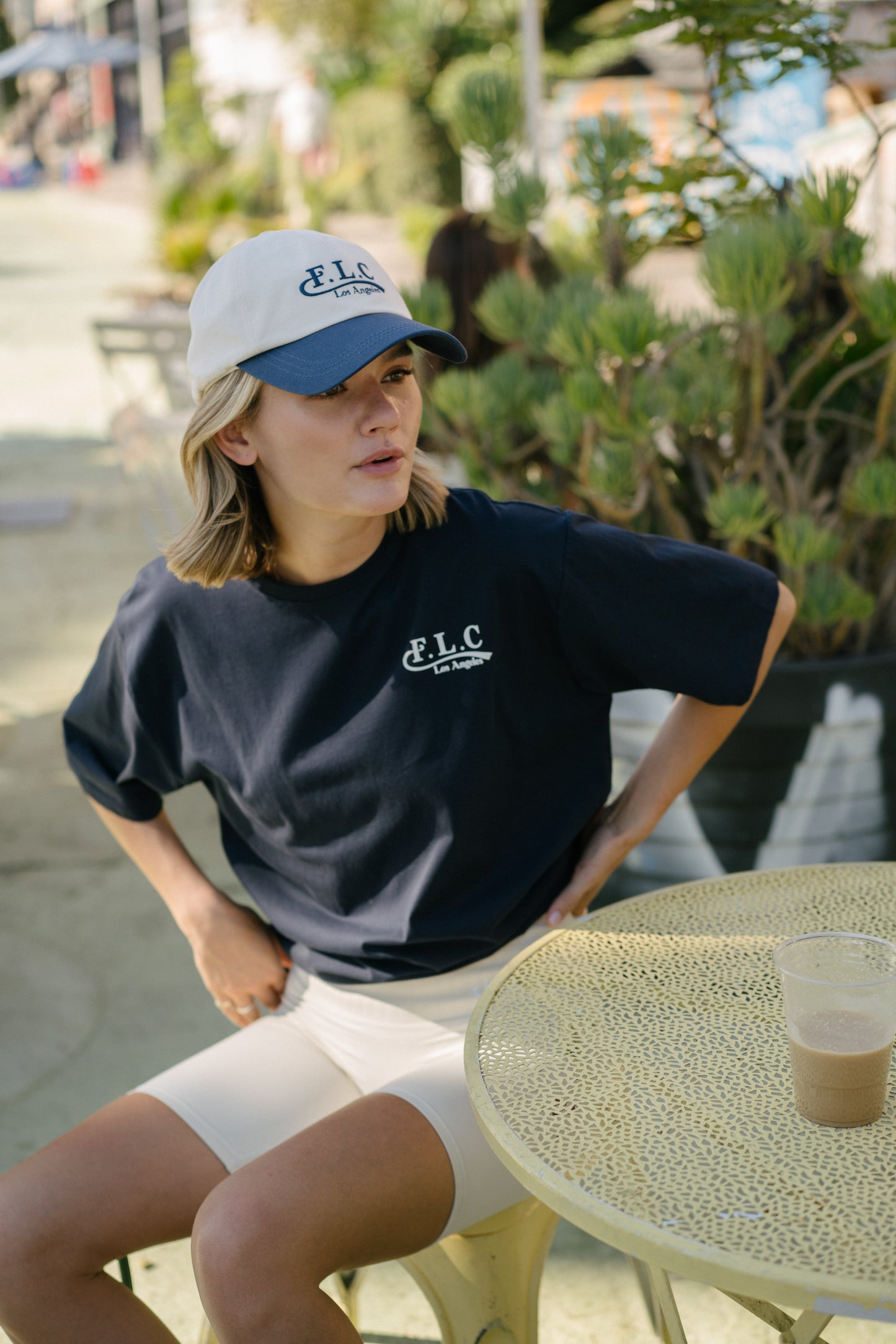 FLC エッセンシャルTシャツ (ネイビー)